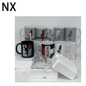 Vendita di stampa completa rinforzare l'imballaggio 330ml sublimazione tazza di ceramica palestina per regalo promozionale - Product Image 1