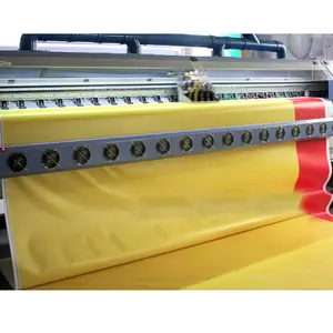 Fabbricazione stampa 3m di larghezza banner in pvc linea di produzione flex banner con occhielli e occhielli stampa banner pubblicitari