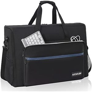 Sac à bandoulière pour ordinateur portable en polyester 360 degrés, résistant à l'eau, avec étui pour clavier intégré - Product Image 1