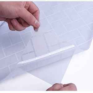 3d pvc esmerilado de cristal de la flor de película de la ventana de <span class=keywords><strong>privacidad</strong></span> en relieve película adhesiva para casa Puerta de baño decoración <span class=keywords><strong>pegatina</strong></span> - Product Image 4