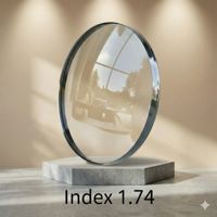 Lentilles progressives photochromiques de qualité supérieure IOT Design Optotech Intermediate 1.74 Transition Grey