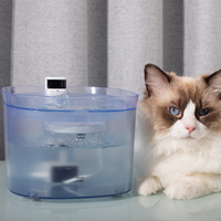 Distributeur de fontaine électrique 1.6, 1 pièce, distributeur d'eau pour animaux de compagnie, fontaine à eau pour chat
