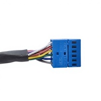 XIN YING - Arnés de cableado de audio para coche de 12 pines, para reproductor de CD, AUX, navegación, cable divisor en Y de 6+6 pines, con aislamiento de PVC y cobre