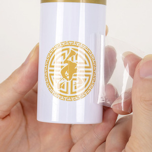 Etiqueta personalizada UV impresión transferencia pegatina impermeable vinilo transferencia pegatinas <span class=keywords><strong>para</strong></span> embalaje Logo - Product Image 4
