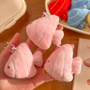 Creative Cute Plush Hanging Ornament Clownfish Plush Keychain Soft Stuffed Toy Fish Pendant for Bag Keys - Product Image 5