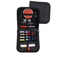 Kit de couture portable écologique simple de 42 pièces, boîte d'accessoires, 30 aiguilles assorties, coffret cadeau de Noël, vente en gros en ligne