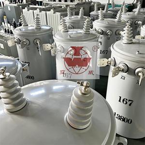 25kva 37.5kva 50kva 10KVA giá máy biến áp một pha yawei cực gắn biến áp phân phối, 100kva 75kva - Product Image 4