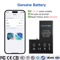 Batterie de téléphone OEM neuve, 0 cycle, diagnostic inclus, 100% authentique et en parfait état pour iPhone 12, 13, 14 Pro Max, 15, 15 Pro