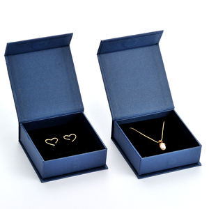 PackSecret Wholesale Custom Logo <b>Paper</b> Magnetic Flip Closure Jewelry Ring Necklace Box Kraft Cardboard with Foam Insert - Product Image 5