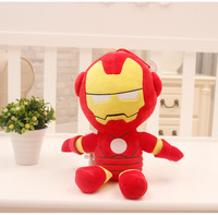Peluche Spiderman, Captain America, Batman, Iron Man, jouets en peluche, cadeau pour enfants, porte-clés en peluche