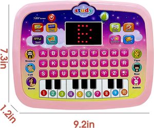 Hot Selling English Learning Machine Toy Tablet <b>Computer</b> Educational Toys Kids Learning LED Screen Battery Plastic Musical Toy - Product Image 5