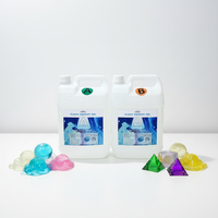 Gel de silicone transparent et sûr pour la peau, souple et collant, 5KG A + 5KG B, pour moulage, anti-stress, loisirs créatifs et jouets DIY