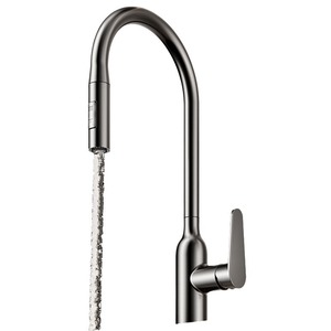 Yunba Modern Single Handle Pull Out <b>Spray</b> Kitchen Faucet 304 Stainless Steel Deck <b>Mounted</b> Ceramic Valve Core - Product Image 3
