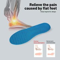 Semelles orthopédiques confortables, absorbant les chocs, épaissies, avec soutien pour la fasciite plantaire, pour hommes et femmes