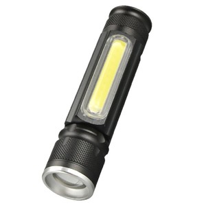 <b>Flashlight</b> Led <b>Rechargeable</b> Battery Aluminum Alloy Dimmable Outdoor Waterproof Mini Dual Light Source USB Charging - Product Image 1