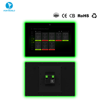 Panel de Control Inteligente para el Hogar con Luz LED, 2GB de RAM, RJ45, POE, Tableta Android Todo en Uno de 10 Pulgadas para el Hogar y Hoteles