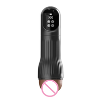 Masturbateur automatique masculin le plus vendu, rotation télescopique à 7 vitesses, double vibration, déclenchement à un bouton, étanche IPX7, toucher réaliste