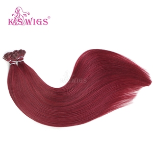 Wholesale 100% Chinese Remy Hair I-TIP Cuticle Aligned Virgin Double Drawn Soft No Shedding Highlight Color Nature Straight Hair - Product Image 3