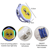 Individuell UV-Bedrucktes 5 Zoll Neon-Leucht-Tamburin Musikinstrument & 3 Lichtmodi für Feiertagsevents für Kinderpartys ASTM F963