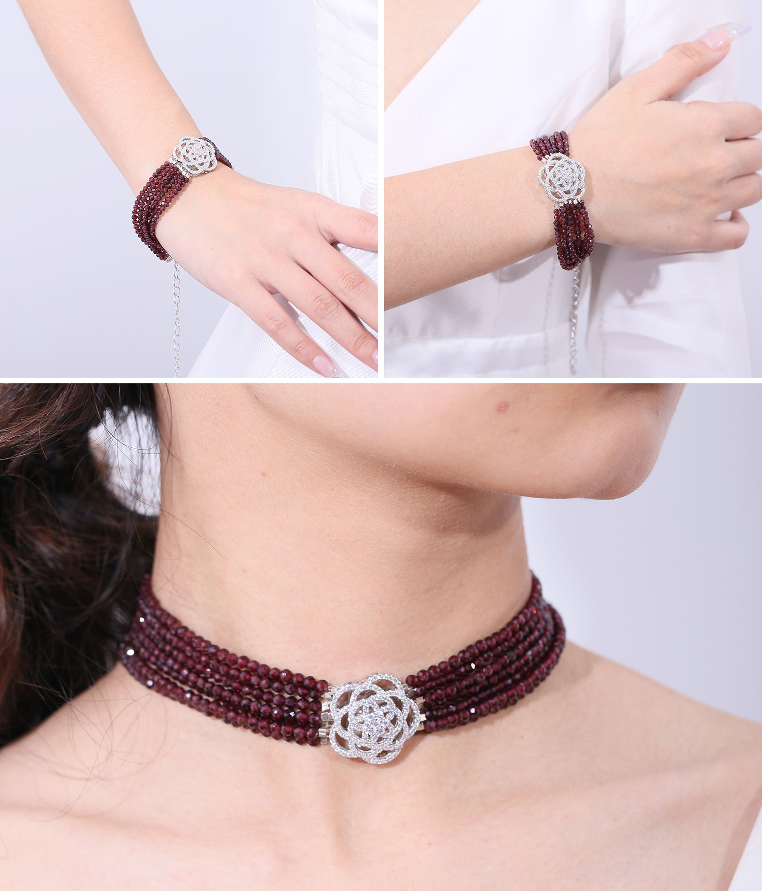 ZL0046 Sustainable Materials 925 Sterling Silver Necklace