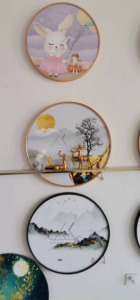 30 60 90 100 120 cm Round Aluminum Alloy Oil Painting <strong>Other</strong> <strong>Frame</strong> for Artistic Pictures Photo Framing - Product Image 2