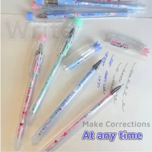 ZHIXIN 0.5mm stylos effaçables de Style mignon en gros matière plastique <span class=keywords><strong>thermosensible</strong></span> avec recharge de stylos à <span class=keywords><strong>encre</strong></span> bleue scolaire - Product Image 5