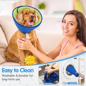Cono de Recuperación para Mascotas, Moderno, Sólido y Suave, con Ajuste de Tamaño, de Tela No Tejida, para Gatos y Perros, <span class=keywords><strong>Collar</strong></span> Postoperatorio - Product Image 6