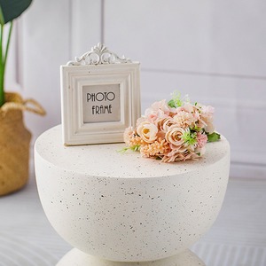 Table console de salon moderne et minimaliste, design élégant blanc moucheté pour une <span class=keywords><strong>d</strong></span>écoration intérieure élégante et des intérieurs sophistiqués - Product Image 4