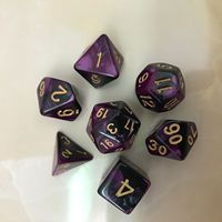 Jeu de dés Shut the Box, plateau hexagonal, dés en os de corne, dés polyédriques, jeu de dés en pierres précieuses, RPG