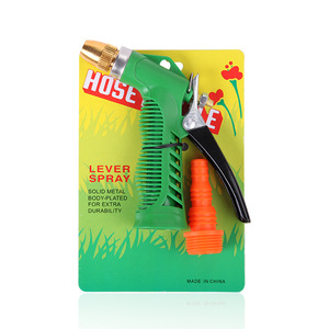 Boquilla de pulverización con palanca, cabezal de pistola chapado en cobre con flujo ajustable para lavado de autos y uso en jardín, hecho en China - Product Image 3