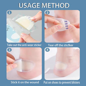 منصات كعب مضادة للتسخين غير مرئية من الغروانية المائية ، منصات جيل عالية الكعب ، مانعة للتسخين وإصلاح البثور - Product Image 3