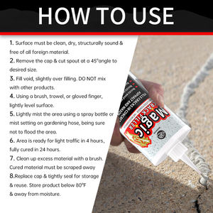 Asfalt siyah sihirli çatlak dolgu 2.5LB şişe, araba veranda beton herhangi bir çatlak tamir, kolay kurulum kuru granüler hiçbir karışıklık - Product Image 5