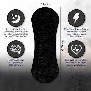 Tiras Nasales YOJO Performance para Deportistas (60 Unidades), Extra Fuertes, Anti-Sudor, Hipoalergénicas, Mejoran la Calidad del Oxígeno y del Sueño - Product Image 6