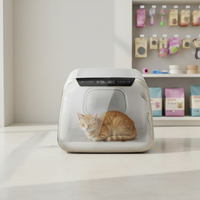 Séchoir pour animaux de compagnie en plastique ultra-silencieux, écologique et luxueux, avec 3 millions d'ions négatifs, pour utilisation en salle de bain