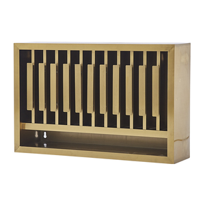 Meuble de rangement suspendu en acier inoxydable pour coloration et soins capillaires, présentoir exclusif pour salons de coiffure - Product Image 5