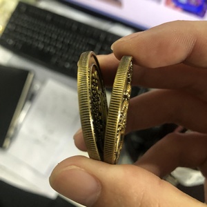 Pièce de monnaie commémorative 3D en alliage de zinc doré antique, fabriquée sur mesure avec LOGO, pour souvenir et cadeau promotionnel - Product Image 4