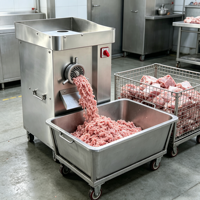 Grotere vleesmolen/vleeshakselaar voor vers of diepvriesvlees