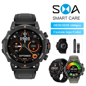 Montres intelligentes de sport rondes personnalisées de haute qualité pour hommes, avec fonction d'appel Bluetooth, étanches, écran tactile, pour le fitness et la mesure de la fréquence cardiaque - Vente en gros - Product Image 2