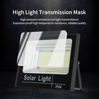 Lampe solaire extérieure 25w 40w 60w 100w 200w, étanche IP67, projecteurs LED avec panneau solaire/projecteur solaire extérieur