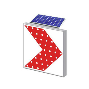 Señales de Advertencia de Seguridad, Tablero Intermitente LED para Tráfico, Señal Luminosa Solar Intermitente - Product Image 1