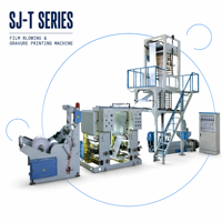 Machine à souffler des films plastiques SJ-M50 FM600 pour la production de sacs de supermarché en HDPE et LDPE