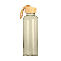 Bouteille d'eau recyclée RPET de 360 ml avec logo personnalisé, sans BPA, en RPET, PP et avec bouchon à vis