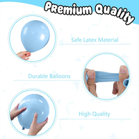 Vente en gros de ballons en latex à imprimé vache nuage blanc, confettis multicolores, thème ferme, dessin animé, kit de décoration d'anniversaire pour garçons et filles