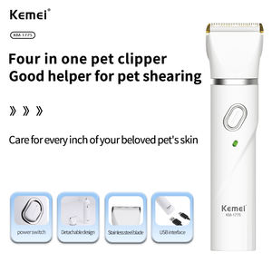 Máquina de Aseo para Mascotas Kemei KM-1775, Cortaúñas para Perros, Cortaúñas para Gatos, Recortadora de Pelo para Mascotas 4 en 1, Calidad de Marca Real - Product Image 6