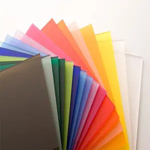 3mm Thick Cast Perspex Plastic Board Color Acrylic Sheet for LED Light Display