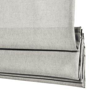 Double couche de <span class=keywords><strong>lin</strong></span> aspect écologique 100% stores romains occultants rouleau de levage vertical intégré pour les fenêtres françaises Plain Technique - Product Image 3