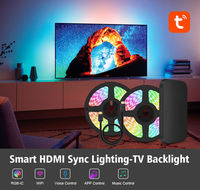 Kit d'éclairage LED 12V Dream Color 4K HDMI avec synchronisation d'écran et rétroéclairage TV WiFi Tuya pour fond d'écran PC de bureau