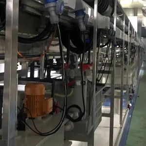 Linha automática de chapeamento de barril da máquina de galvanoplastia do equipamento da máquina de chapeamento de cromo