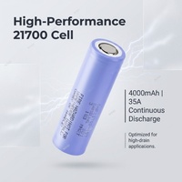 Baterai Silinder Samsung Asli Spec NMC 3.7V 4000mAh, Sumber Energi Andal Untuk Peralatan Listrik, Robot Vacuum, Dan Generator Tenaga Surya