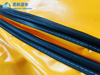 Tarp en PVC tissé imperméable durable de 12 pouces, système de support au sol pour conduits d'air, tuyau de climatisation aéronautique